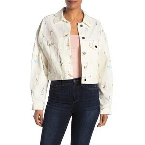 **CLOSET CLEAROUT** 
Parker Celine Floral Print Trucker Jacket